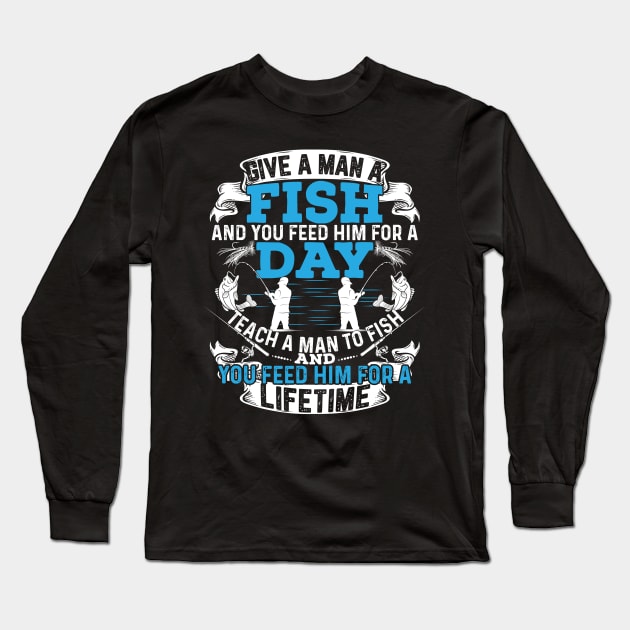 Fish Day Long Sleeve T-Shirt by UniqueWorld